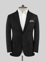 Caccioppoli Sun Dream Zallo Black Wool Silk Jacket - StudioSuits