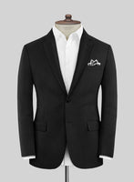 Caccioppoli Sun Dream Zallo Black Wool Silk Suit - StudioSuits