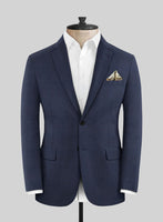 Caccioppoli Sun Dream Brinco Blue Wool Silk Suit - StudioSuits