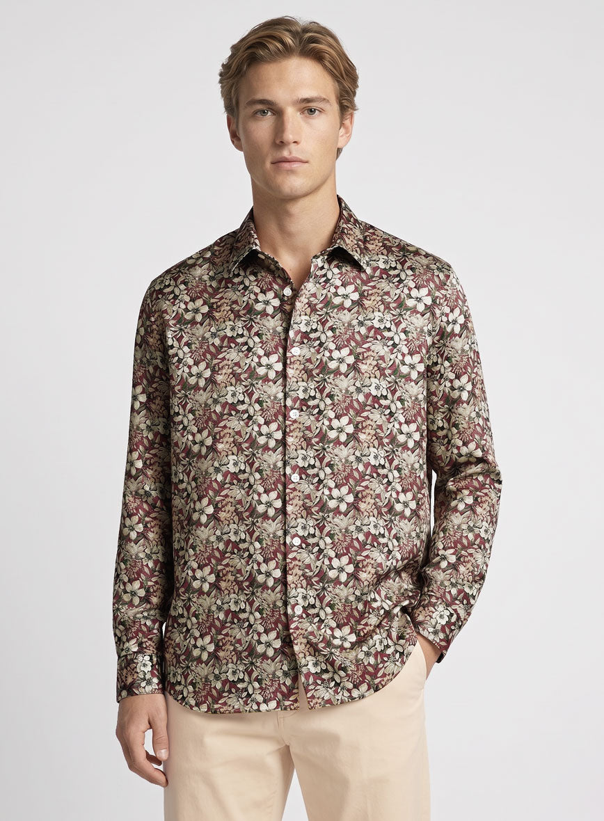 Caelio Silk Cotton Shirt - StudioSuits