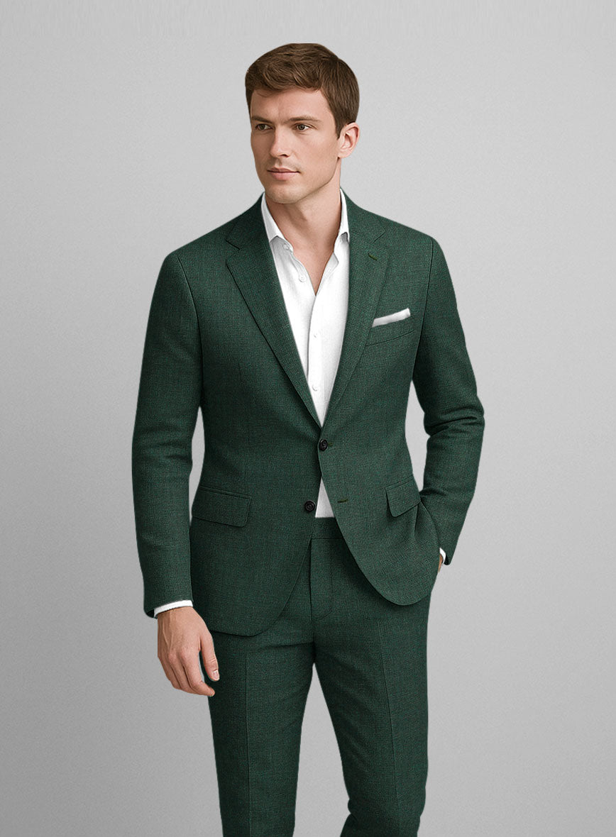 Campari Green Mile Linen Jacket - StudioSuits