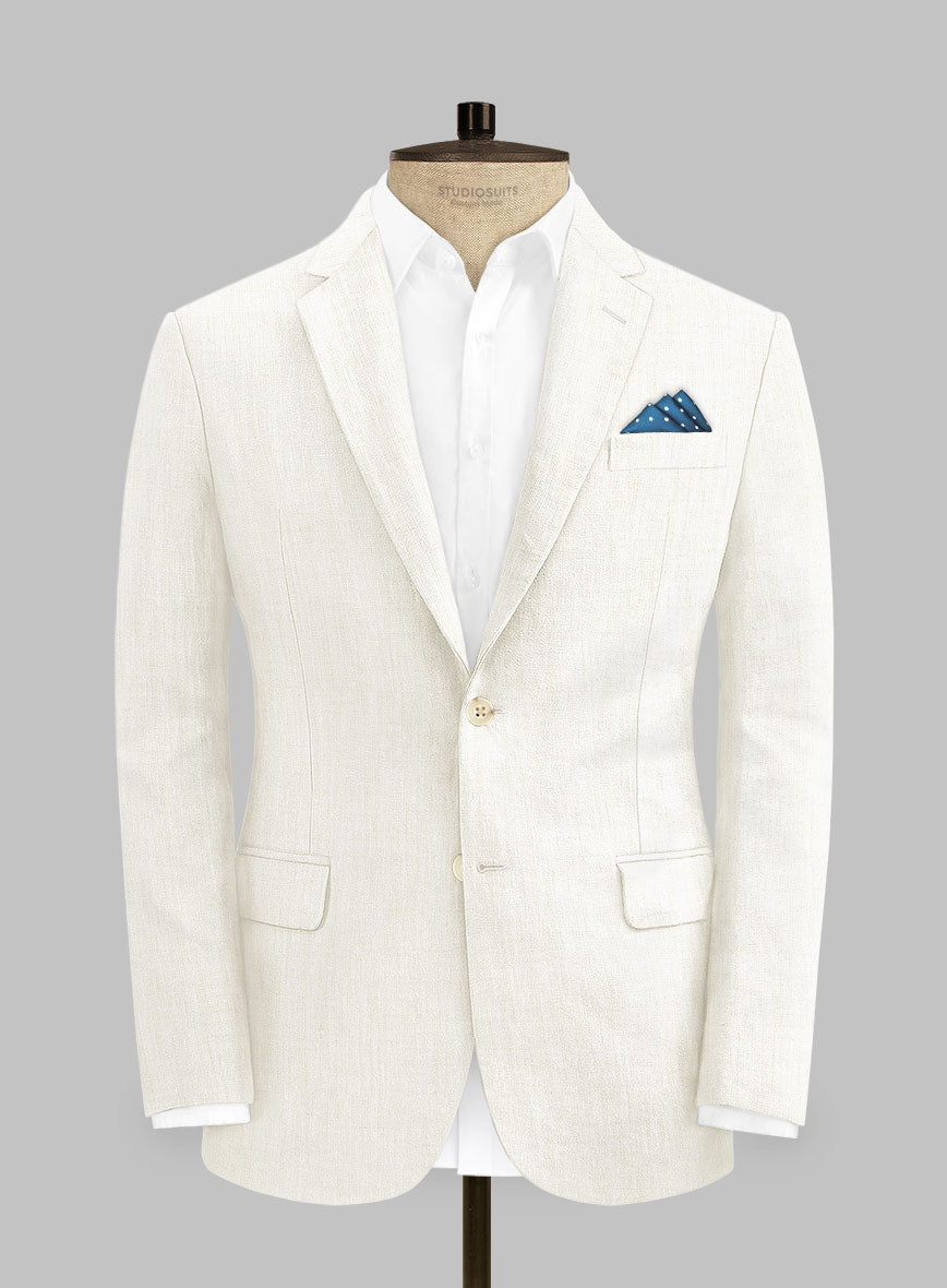 Campari Cream Linen Suit - StudioSuits