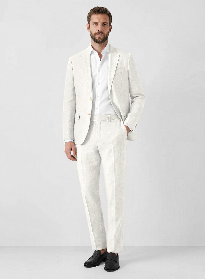 Campari Cream Linen Suit - StudioSuits
