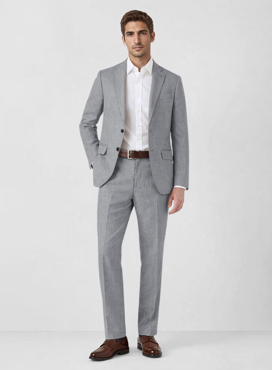 Campari Gray Linen Suit - StudioSuits