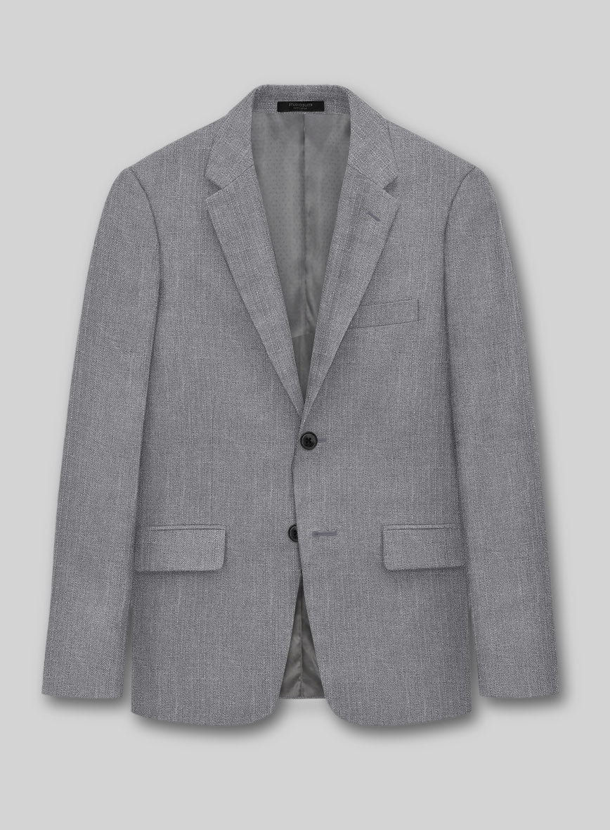 Campari Gray Linen Jacket - StudioSuits