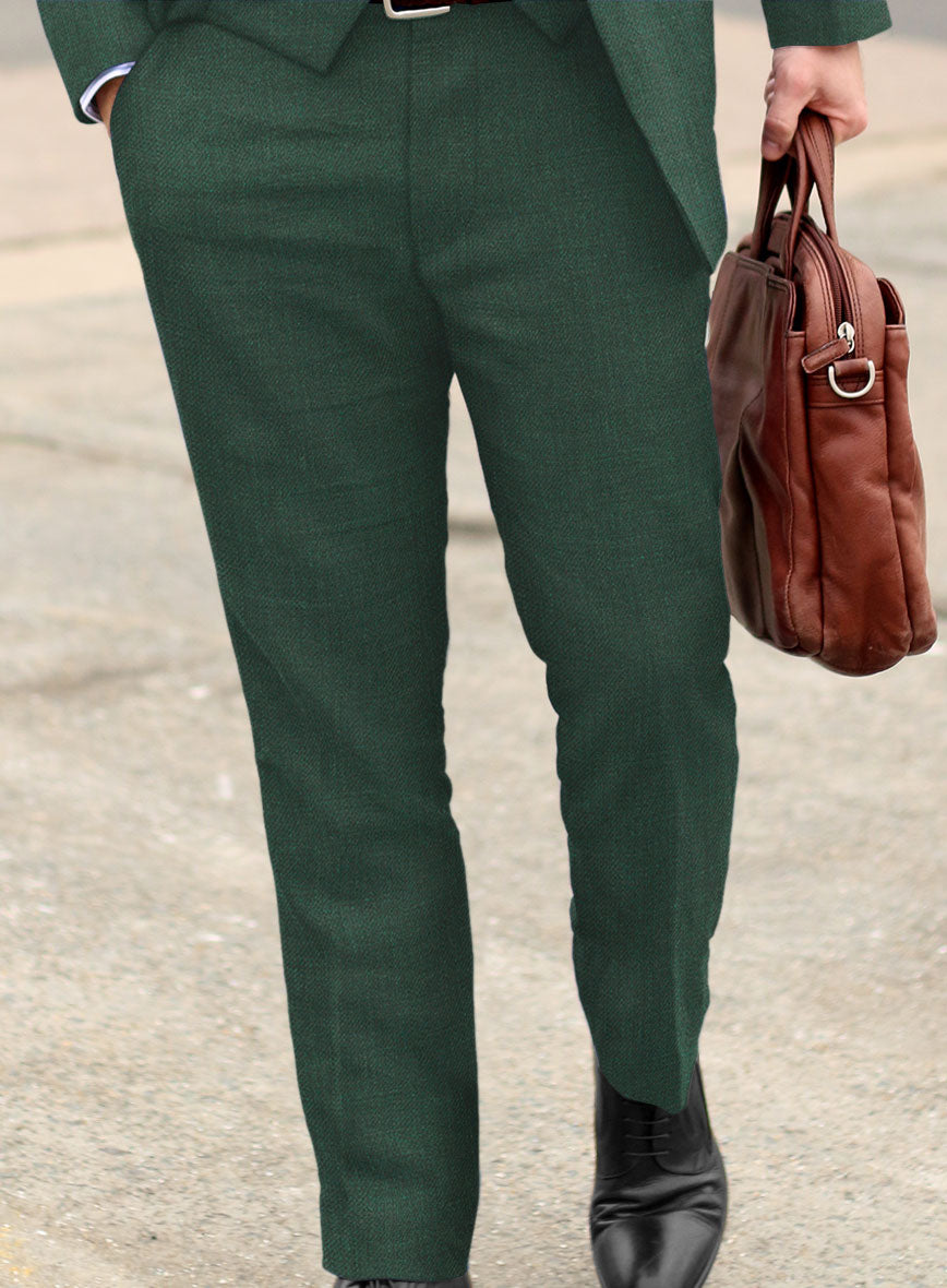 Campari Green Mile Linen Pants - StudioSuits