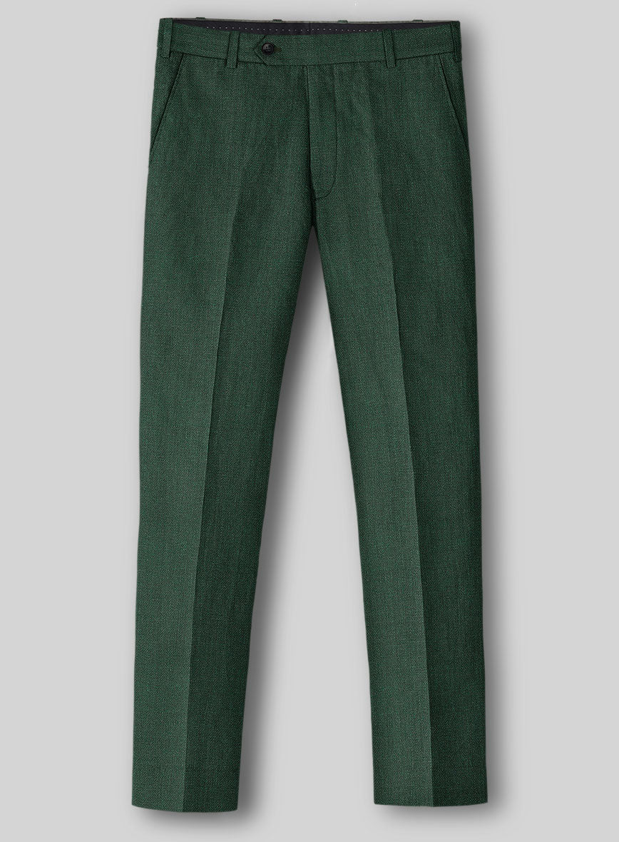 Campari Green Mile Linen Pants - StudioSuits