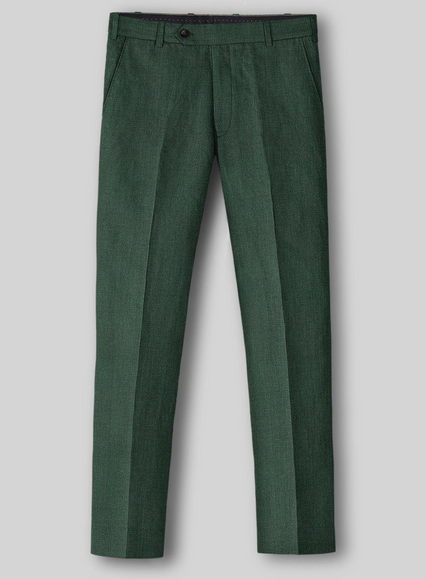 Campari Green Mile Linen Suit - StudioSuits