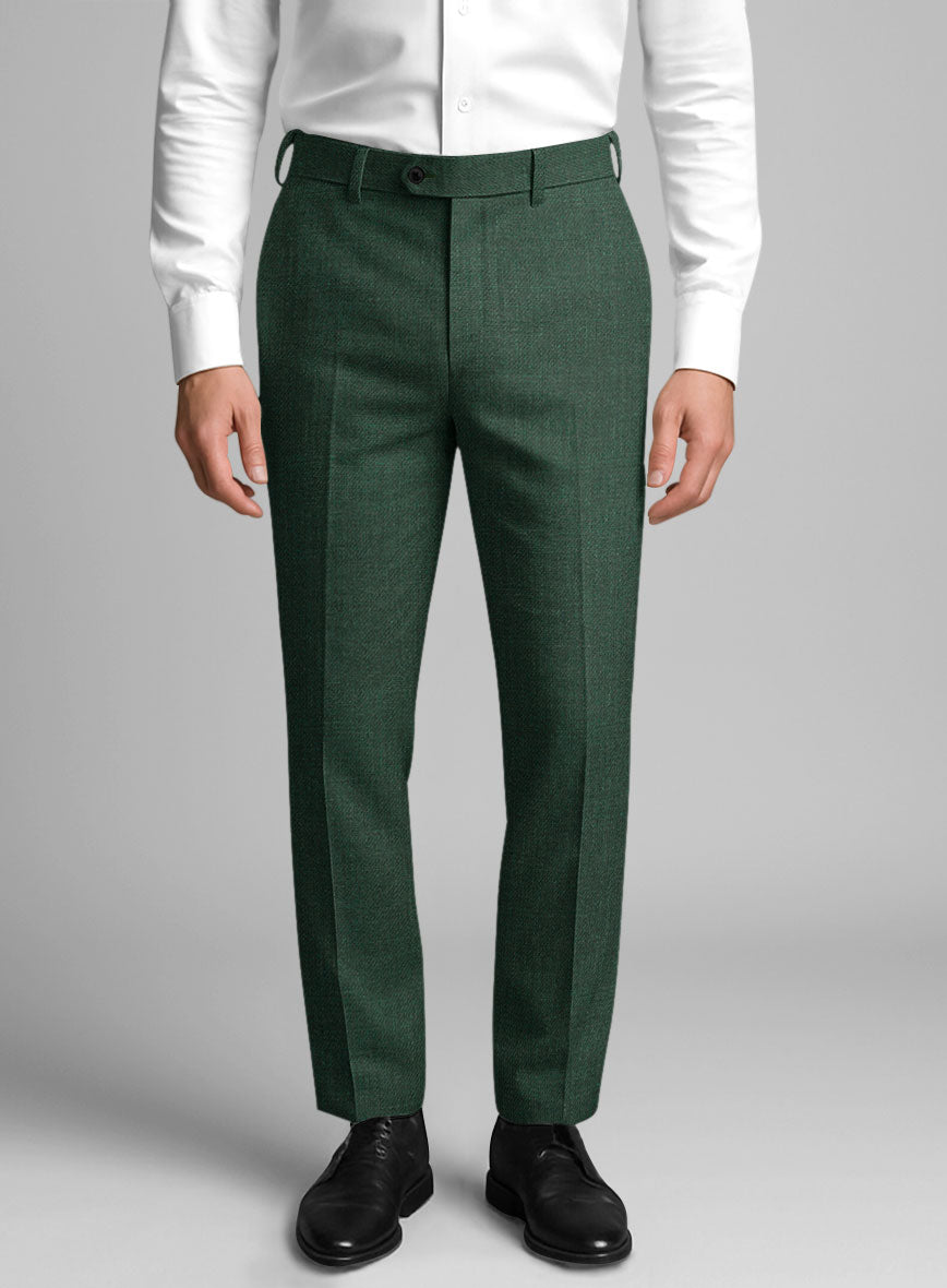 Campari Green Mile Linen Suit - StudioSuits