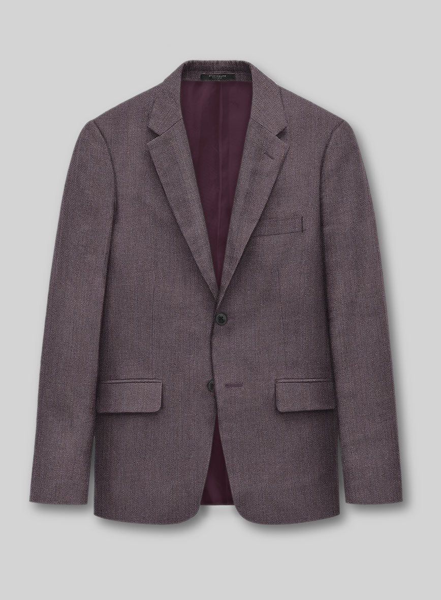 Campari Mystic Mauve Linen Jacket - StudioSuits