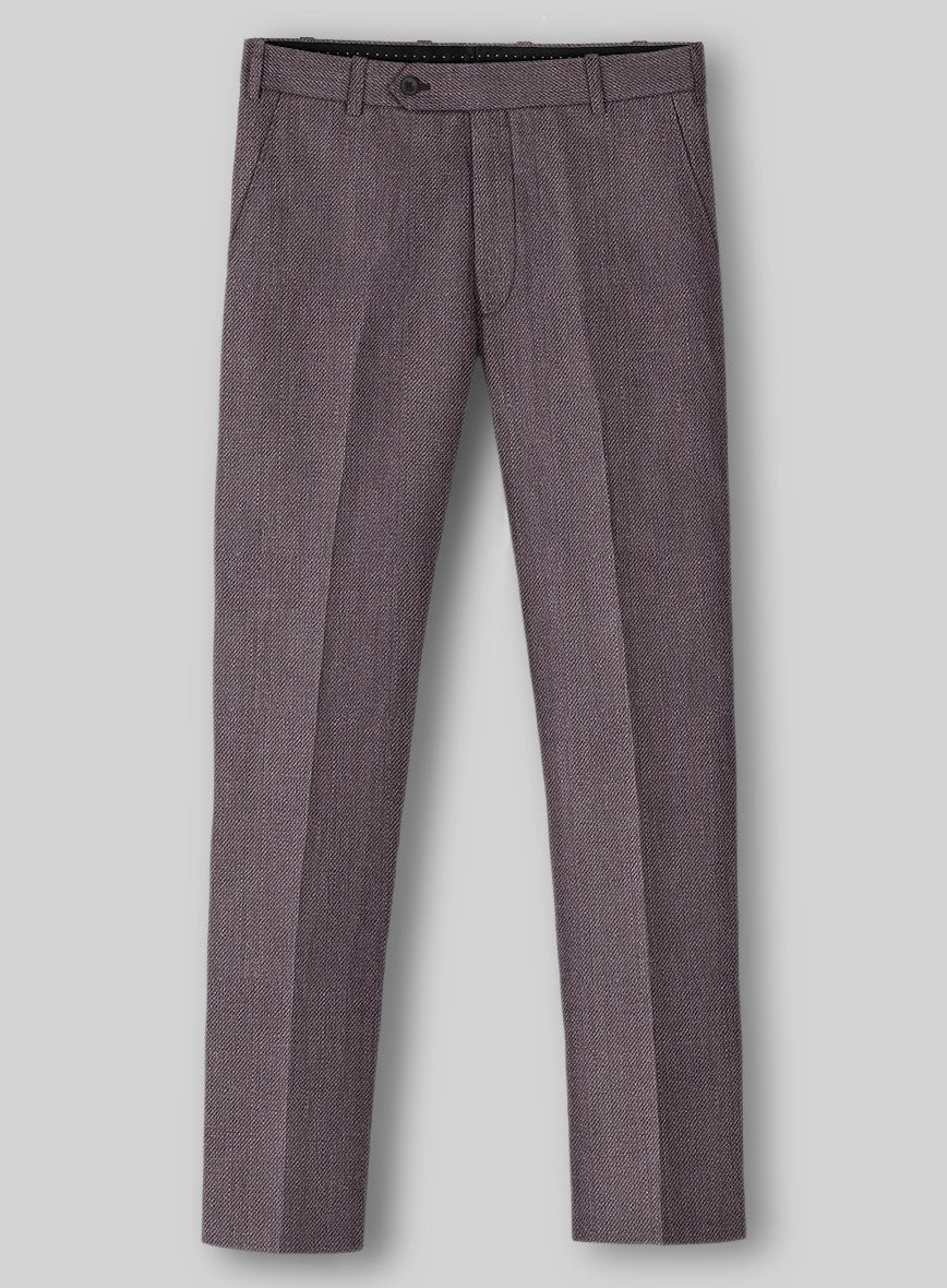 Campari Mystic Mauve Linen Pants - StudioSuits