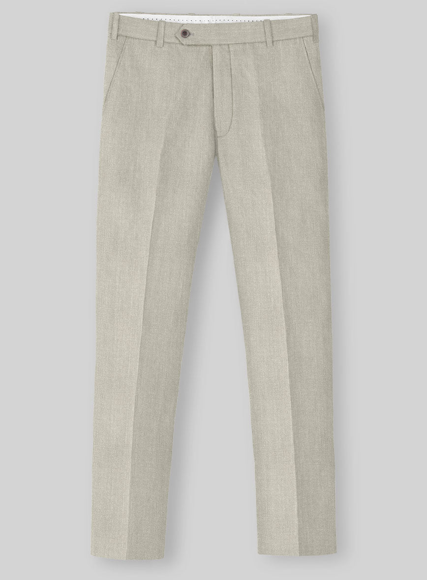 Campari Oatmeal Linen Suit - StudioSuits
