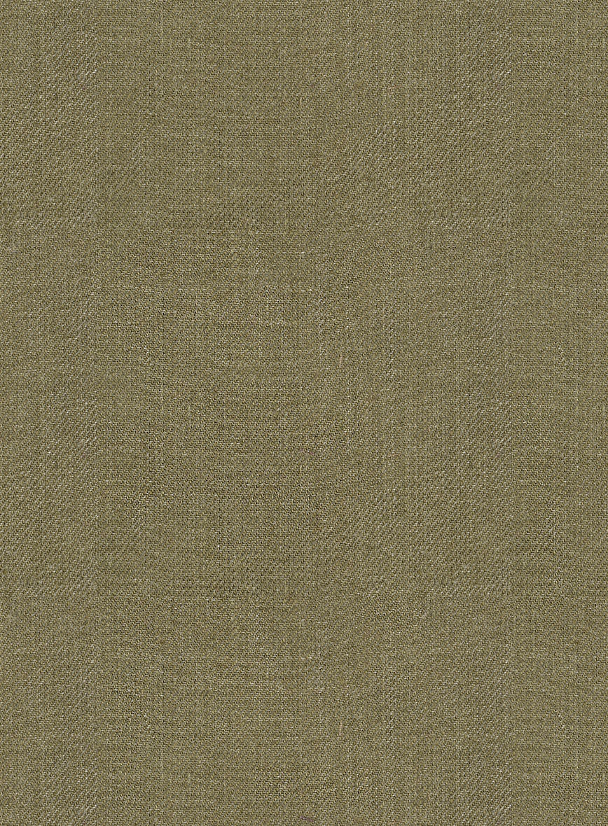 Campari Rustic Green Linen Jacket - StudioSuits