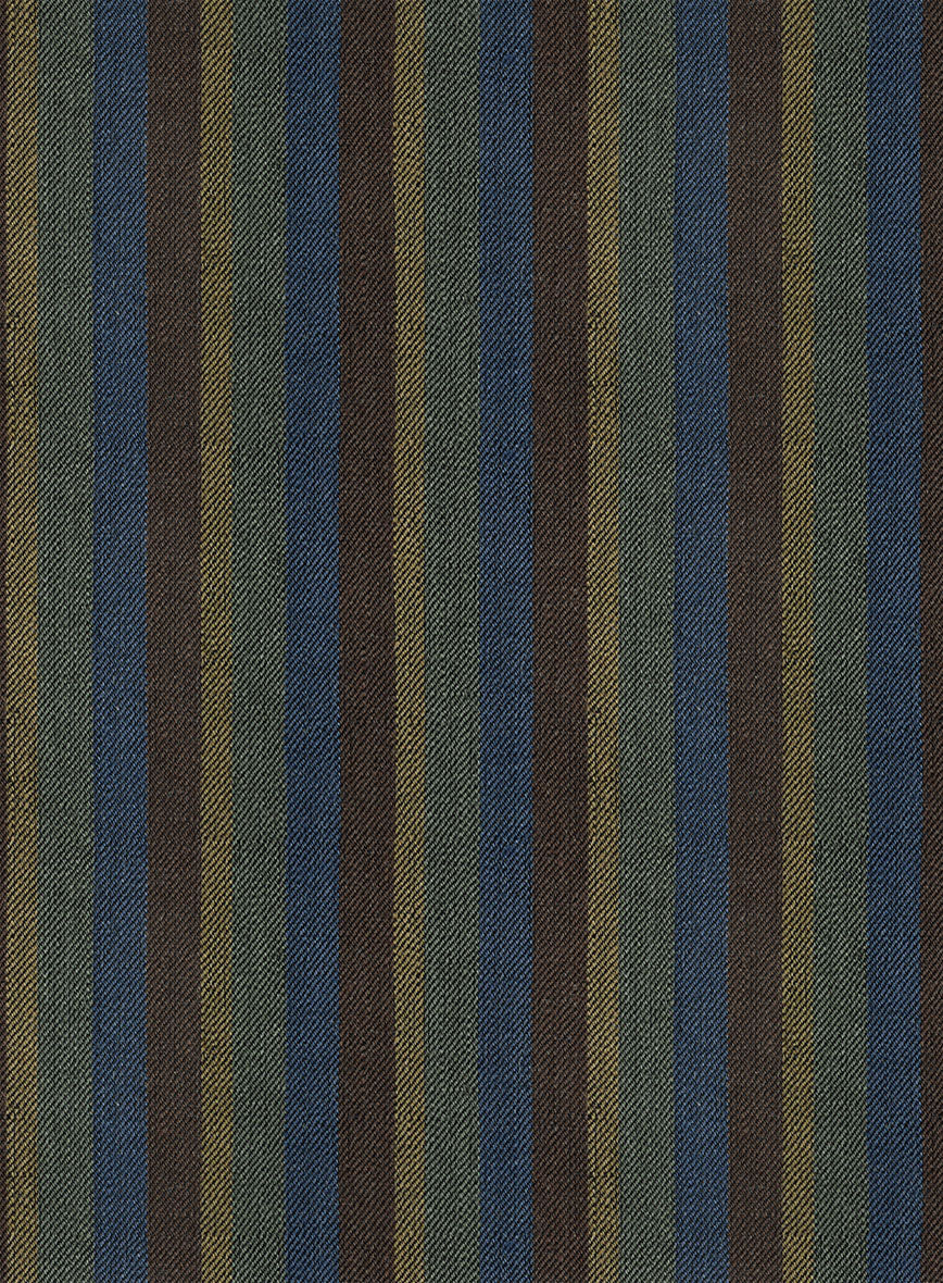 Campari Somber Stripe Linen Jacket - StudioSuits