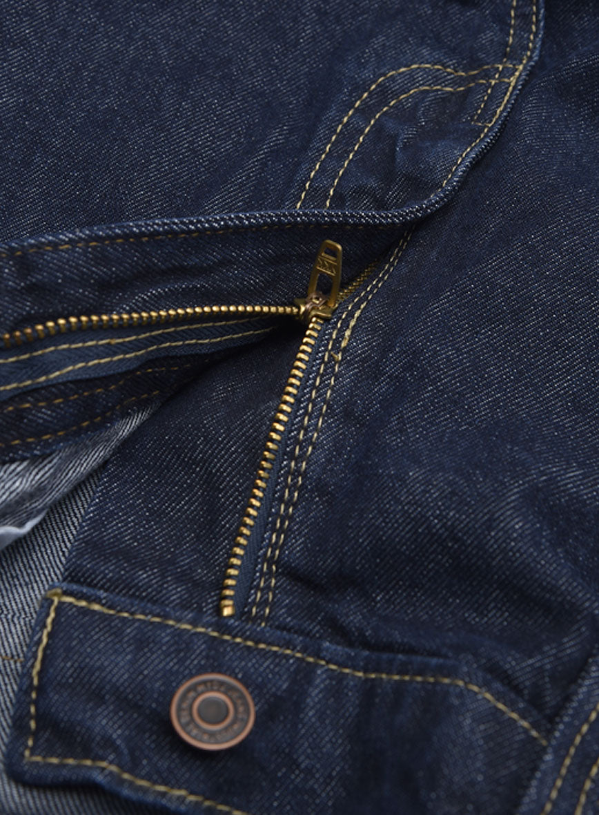 Carpenter Style Cargo Denim Jeans - StudioSuits