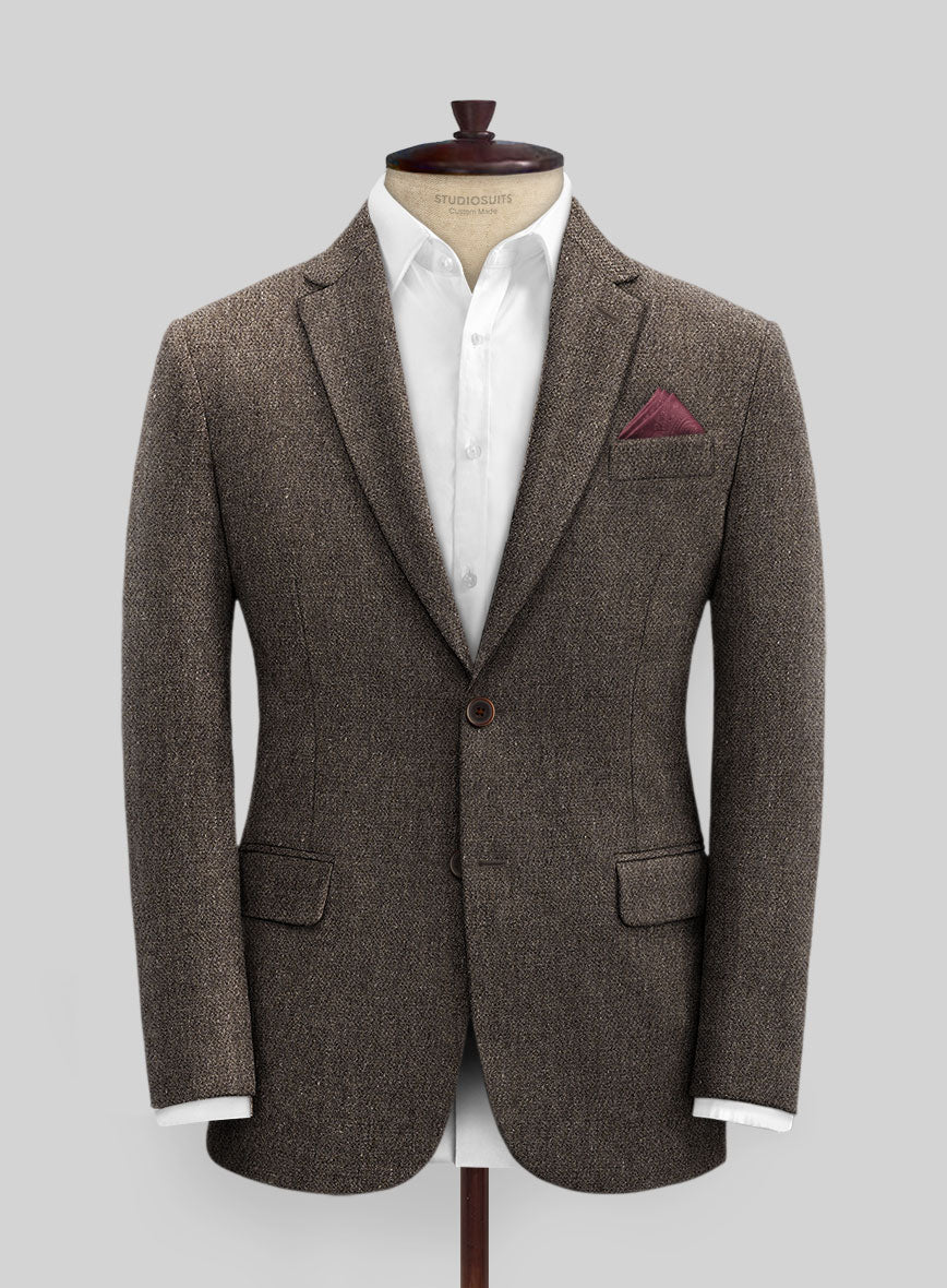 Carre Brown Tweed Jacket - StudioSuits