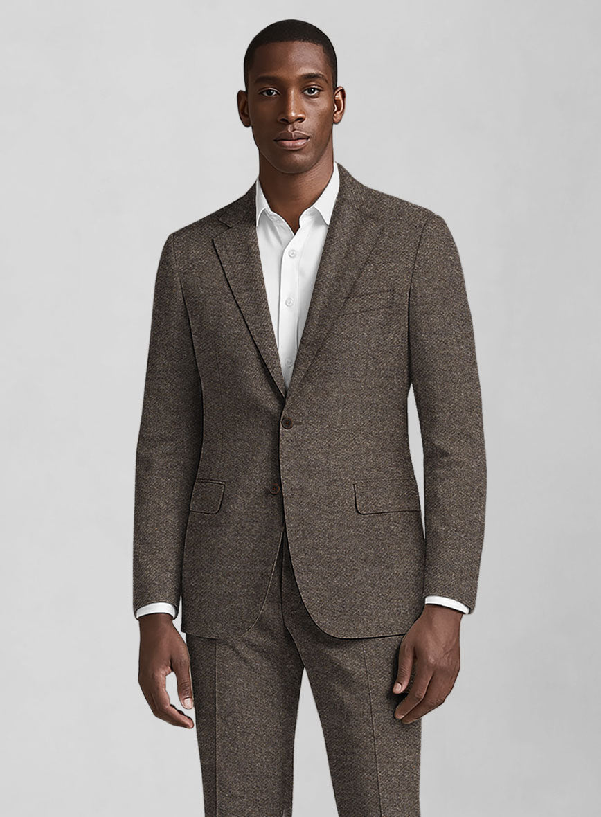 Carre Brown Tweed Jacket - StudioSuits