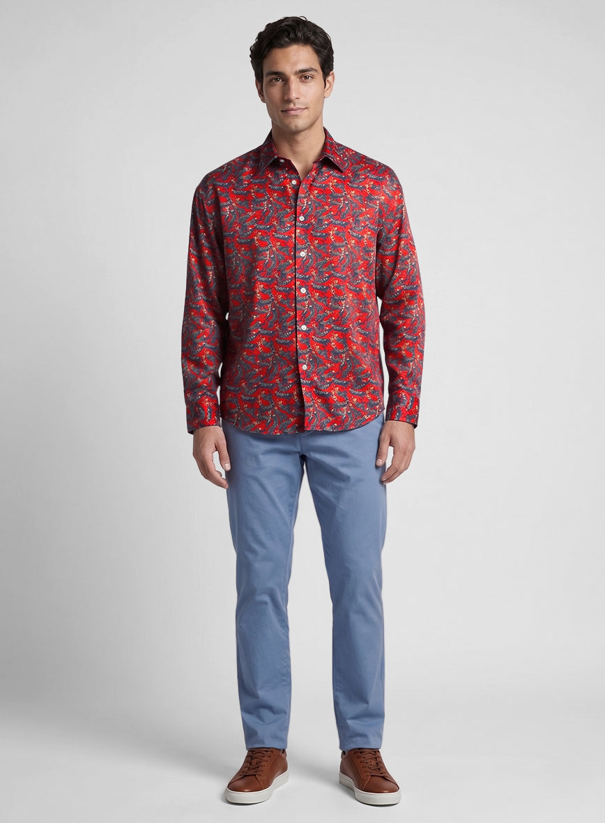 Cattario Silk Cotton Shirt - StudioSuits