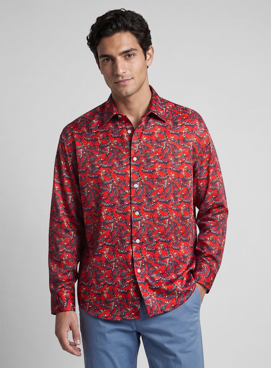 Cattario Silk Cotton Shirt - StudioSuits