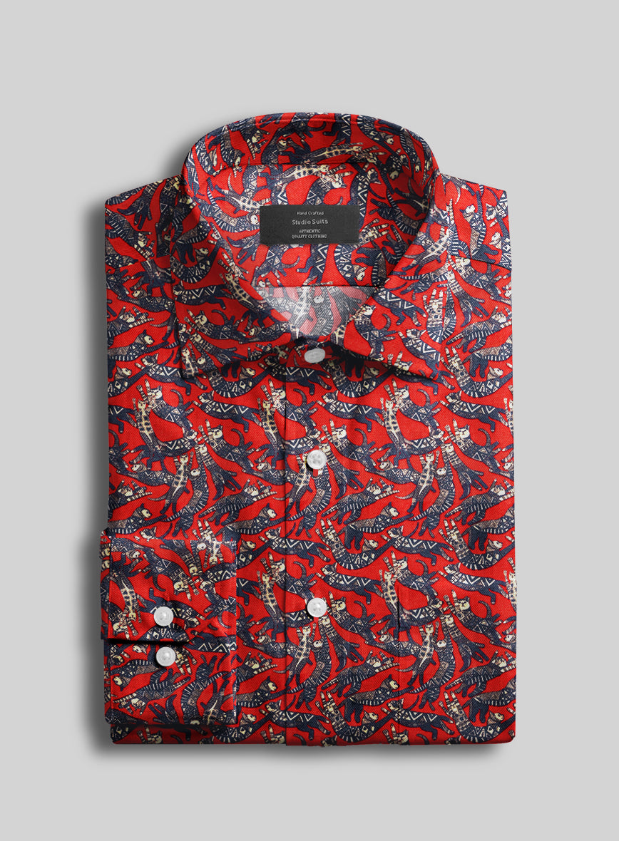 Cattario Silk Cotton Shirt - StudioSuits