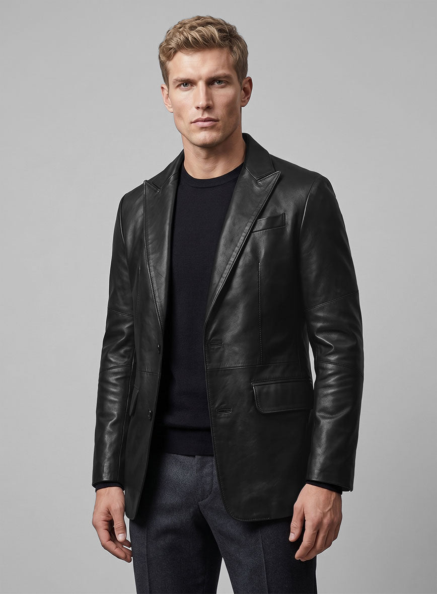 Catwalk Leather Blazer # 2 - StudioSuits