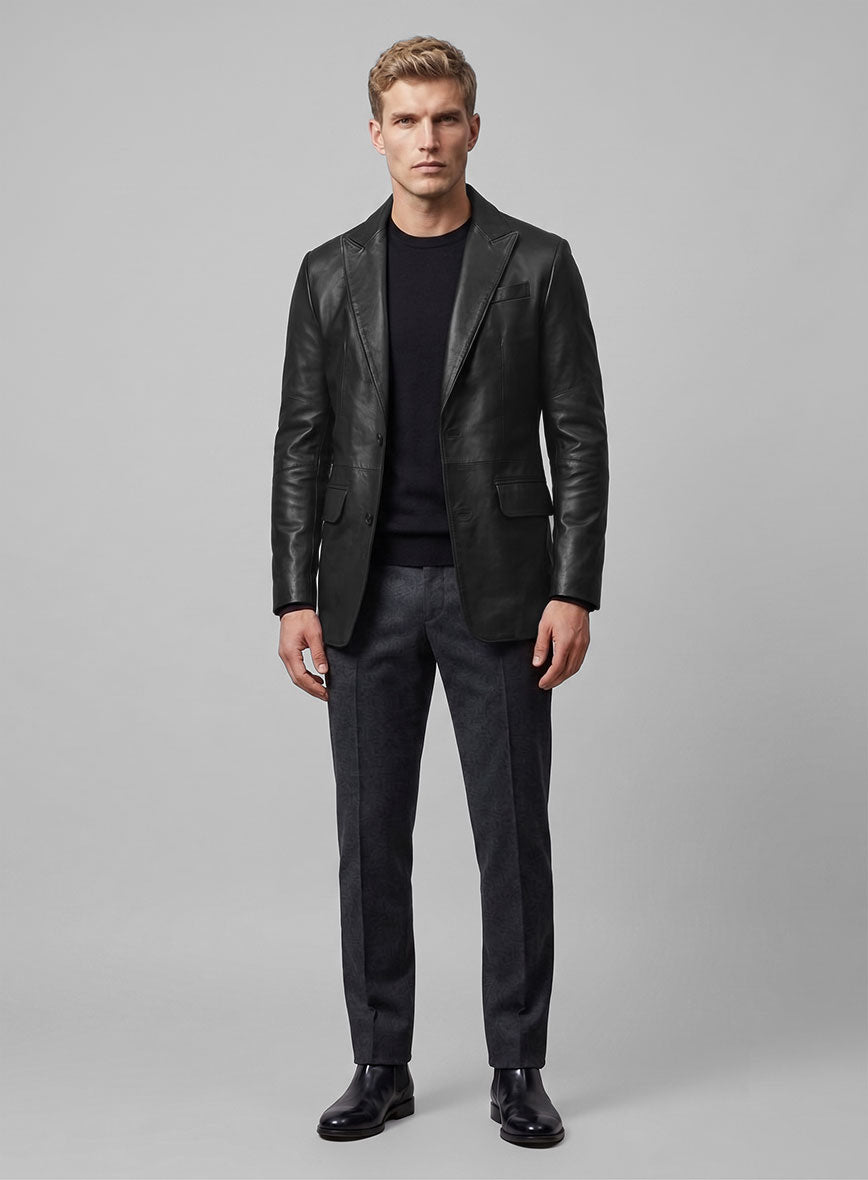 Catwalk Leather Blazer # 2 - StudioSuits