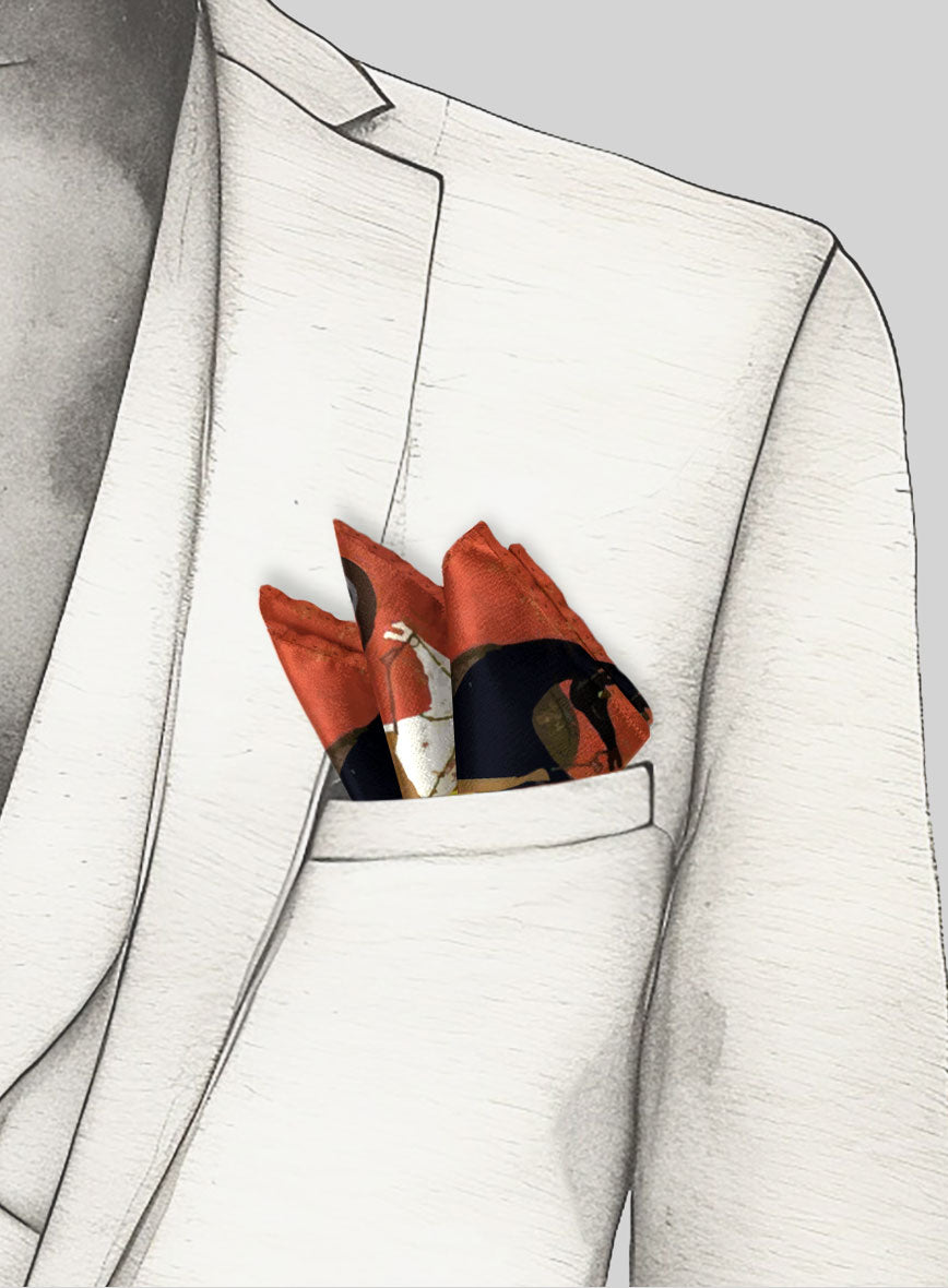 Cavalieri Silk Pocket Square - StudioSuits