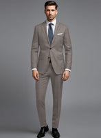 Cavalry Twill Brown Wool Suit - StudioSuits