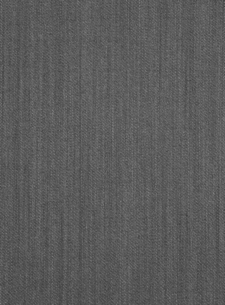Cavalry Twill Gray Wool Jacket - StudioSuits