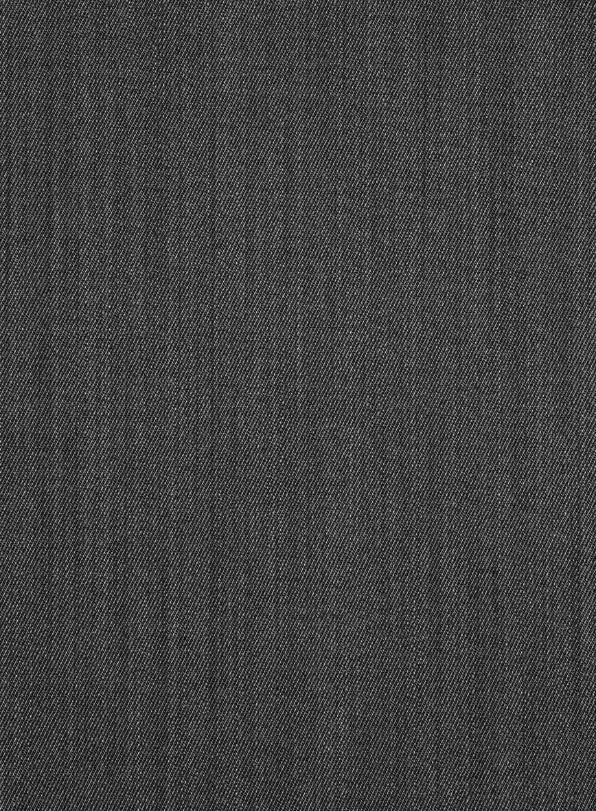 Cavalry Twill Dark Gray Wool Pants - StudioSuits