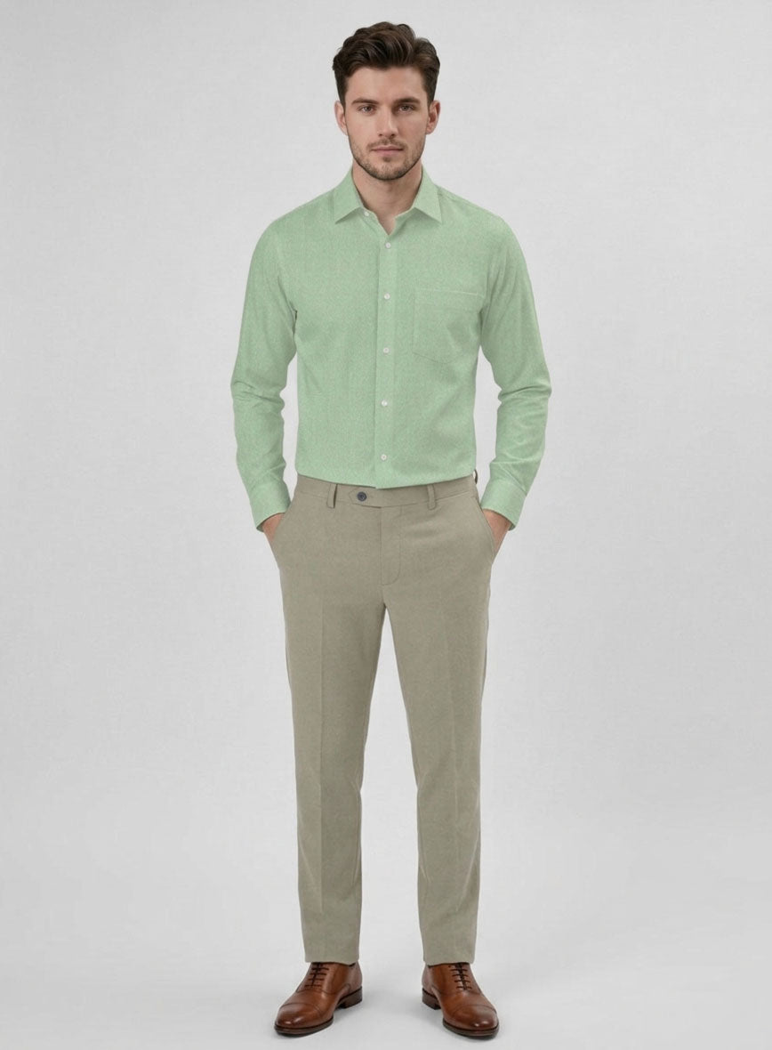 Cedar Moss Dobby Cotton Shirt - StudioSuits