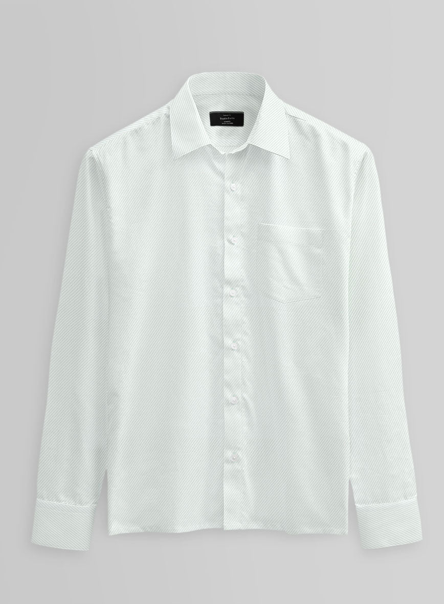 Celadon Crest Cotton Shirt - StudioSuits