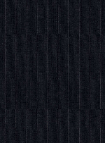 Chalkstripe Deep Blue Wool Jacket - StudioSuits