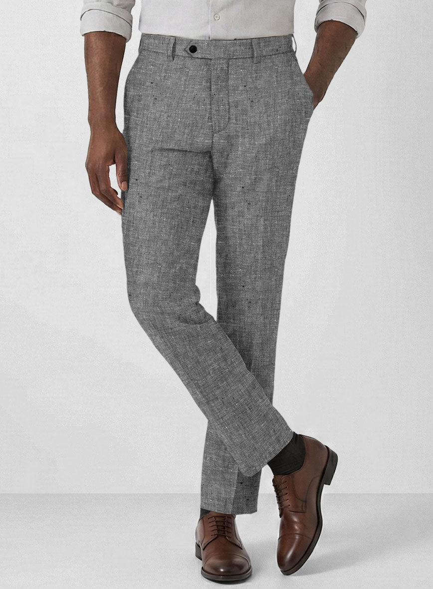 forever slacks (grey chambray) Chambray Pants MAATEE＆SONS
