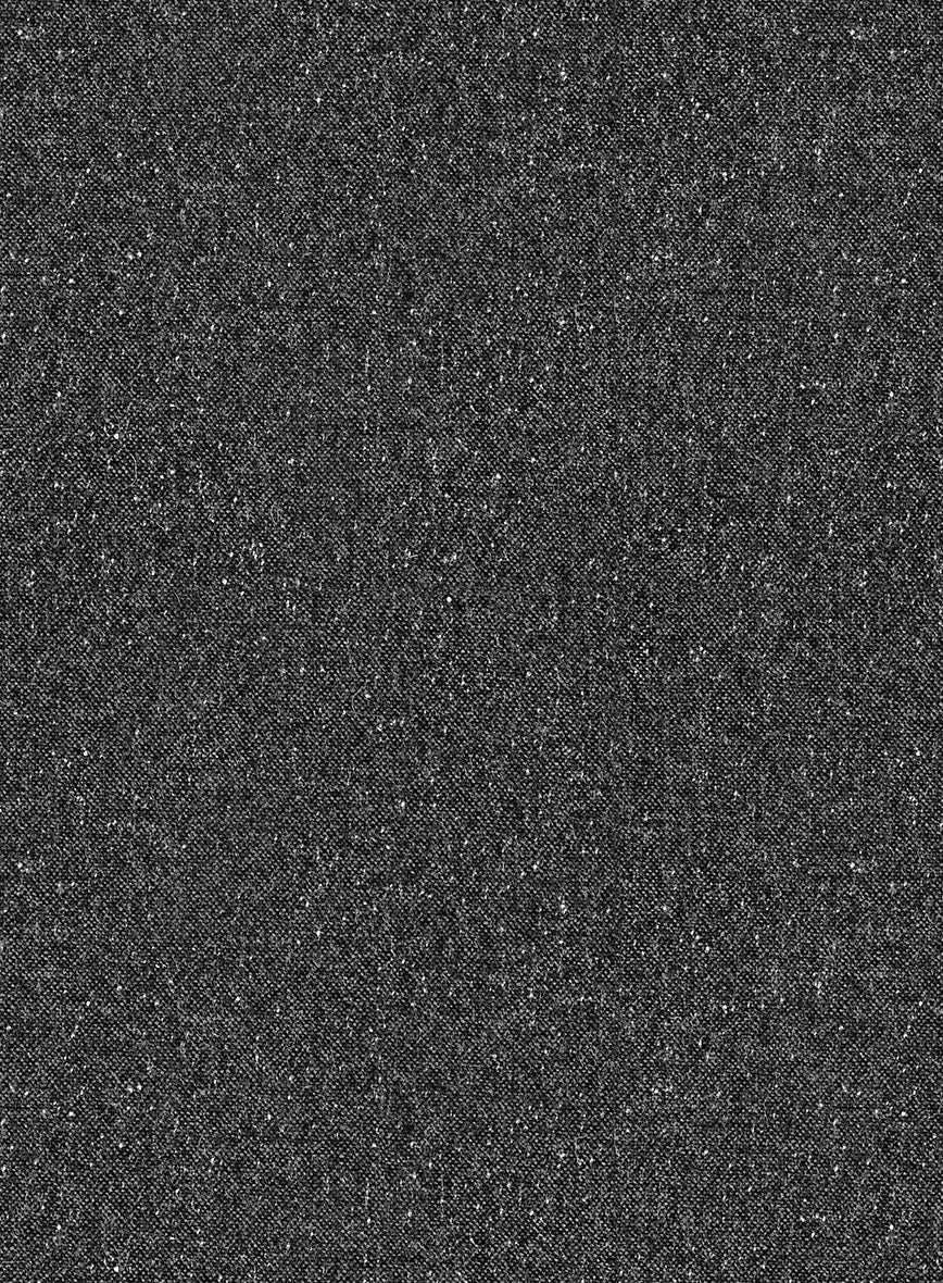 Charcoal Flecks Donegal Tweed Highland Trousers - StudioSuits