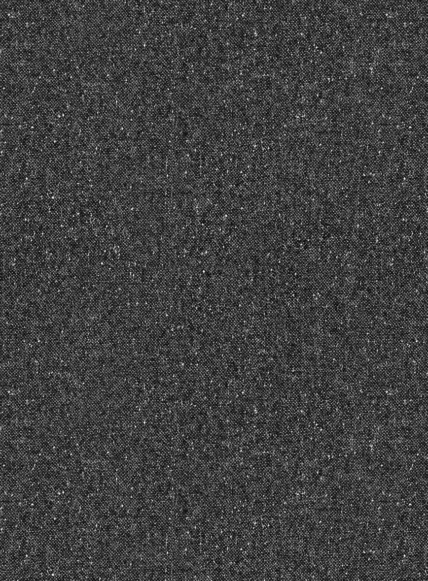 Charcoal Flecks Donegal Tweed Overcoat - StudioSuits