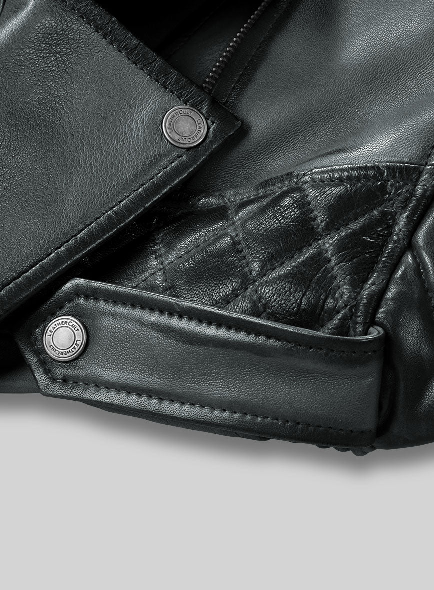 Outlaw Burnt Charcoal Leather Jacket – StudioSuits Outlaw Burnt Charcoal Leather Jacket – StudioSuits