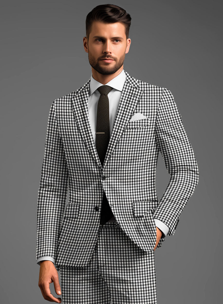 Check Board Wool Jacket - StudioSuits