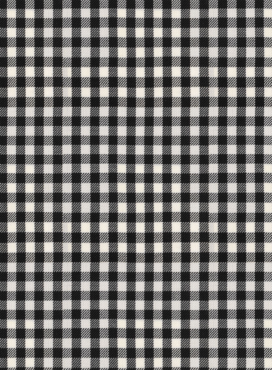 Check Board Wool Pants - StudioSuits