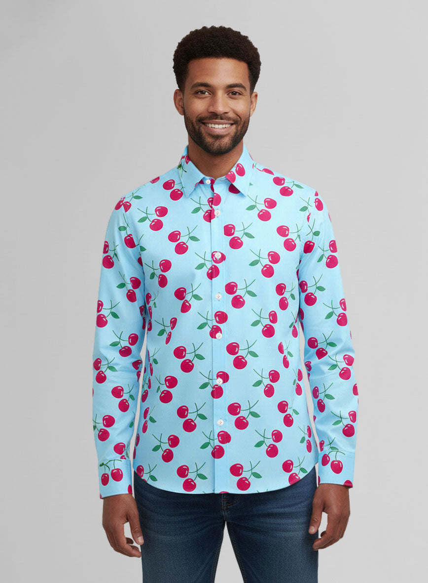 Cherry Pop Cotton Shirt - StudioSuits