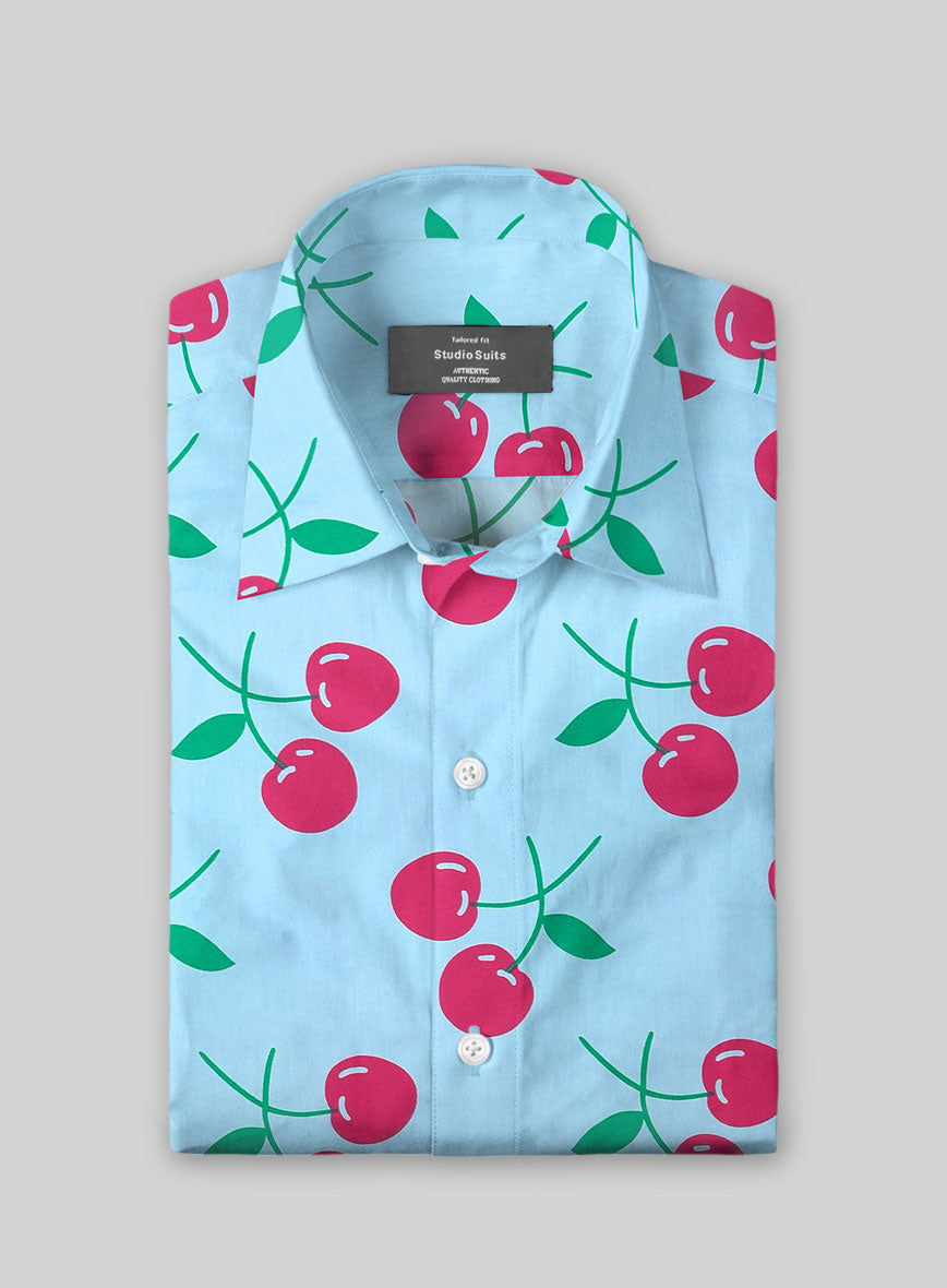 Cherry Pop Cotton Shirt - StudioSuits