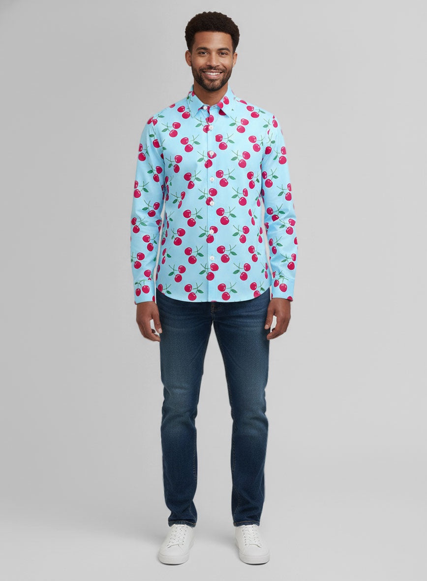 Cherry Pop Cotton Shirt - StudioSuits