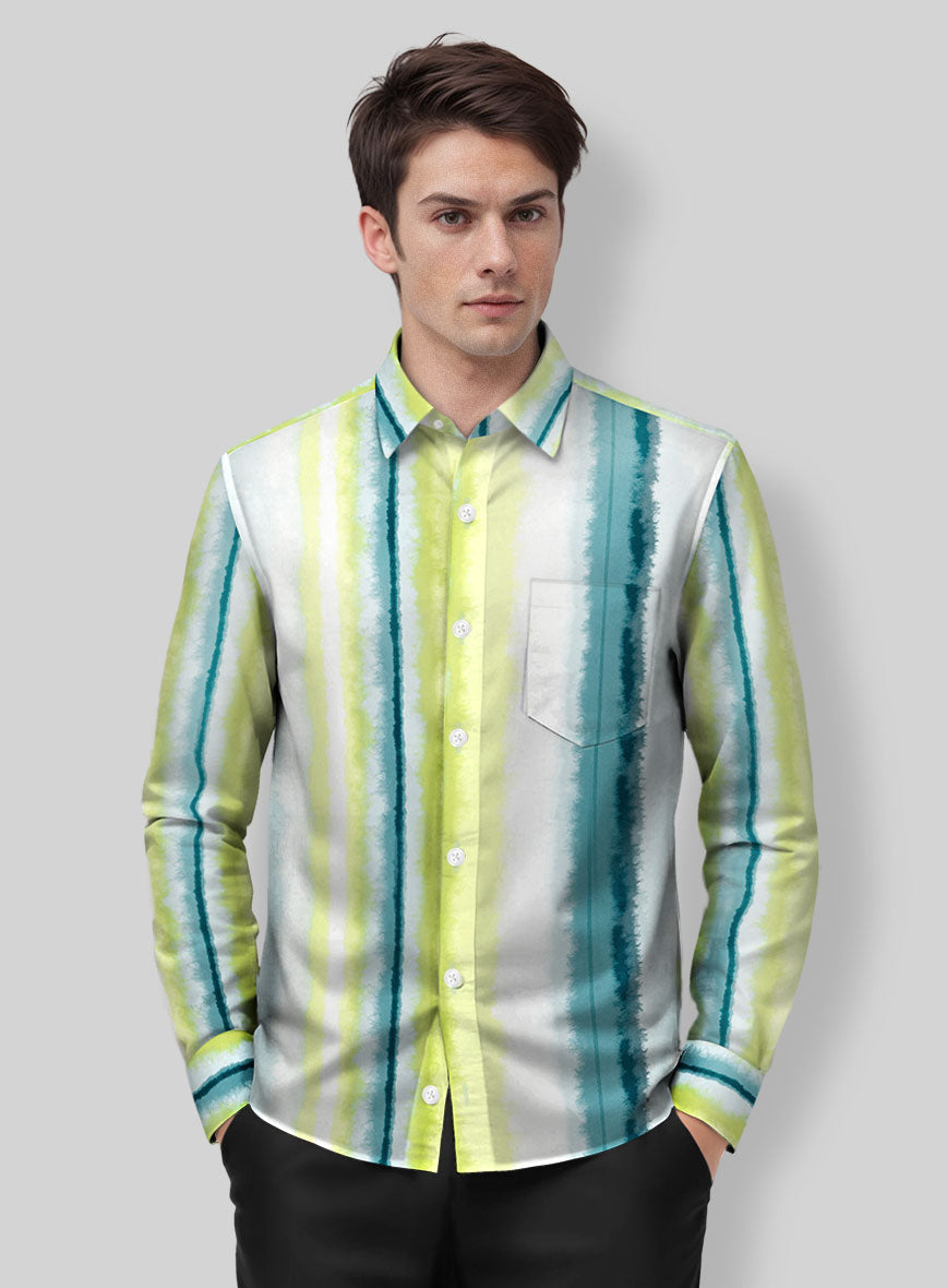Citrus Wave Organic Cotton Shirt - StudioSuits