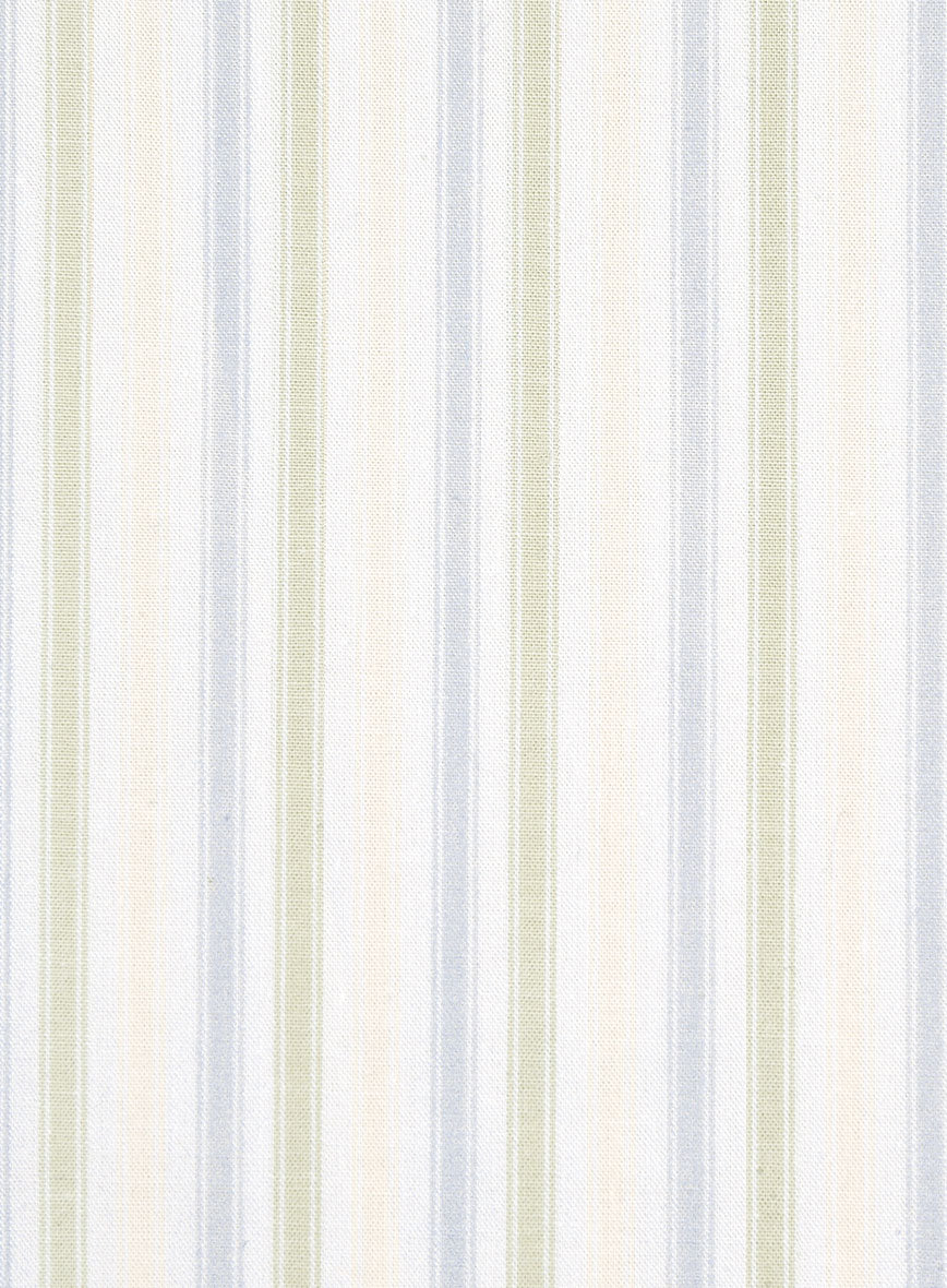 Claridge Stripe Cotton Shirt - StudioSuits