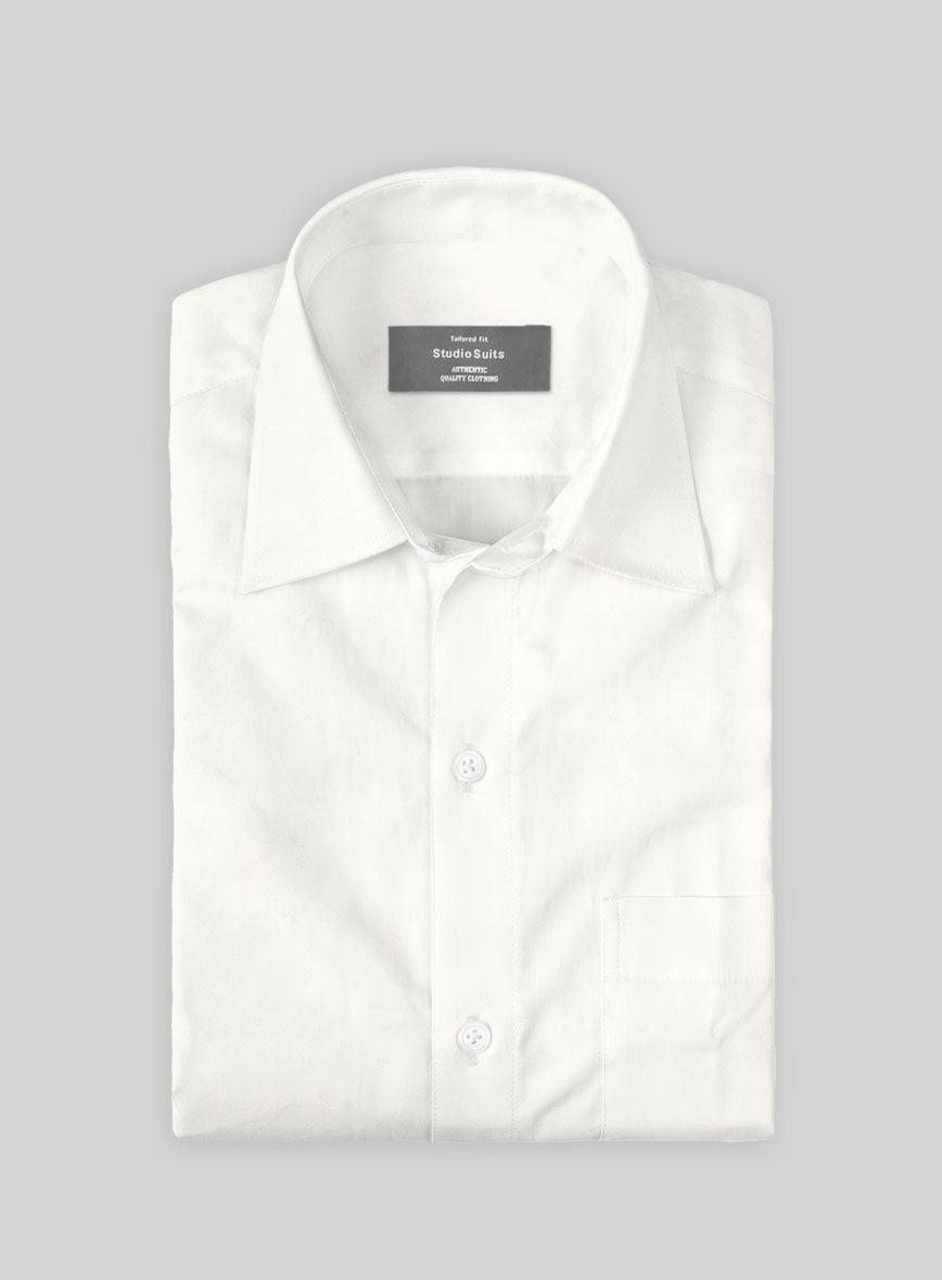 Classic Procelain Cotton Shirt - StudioSuits