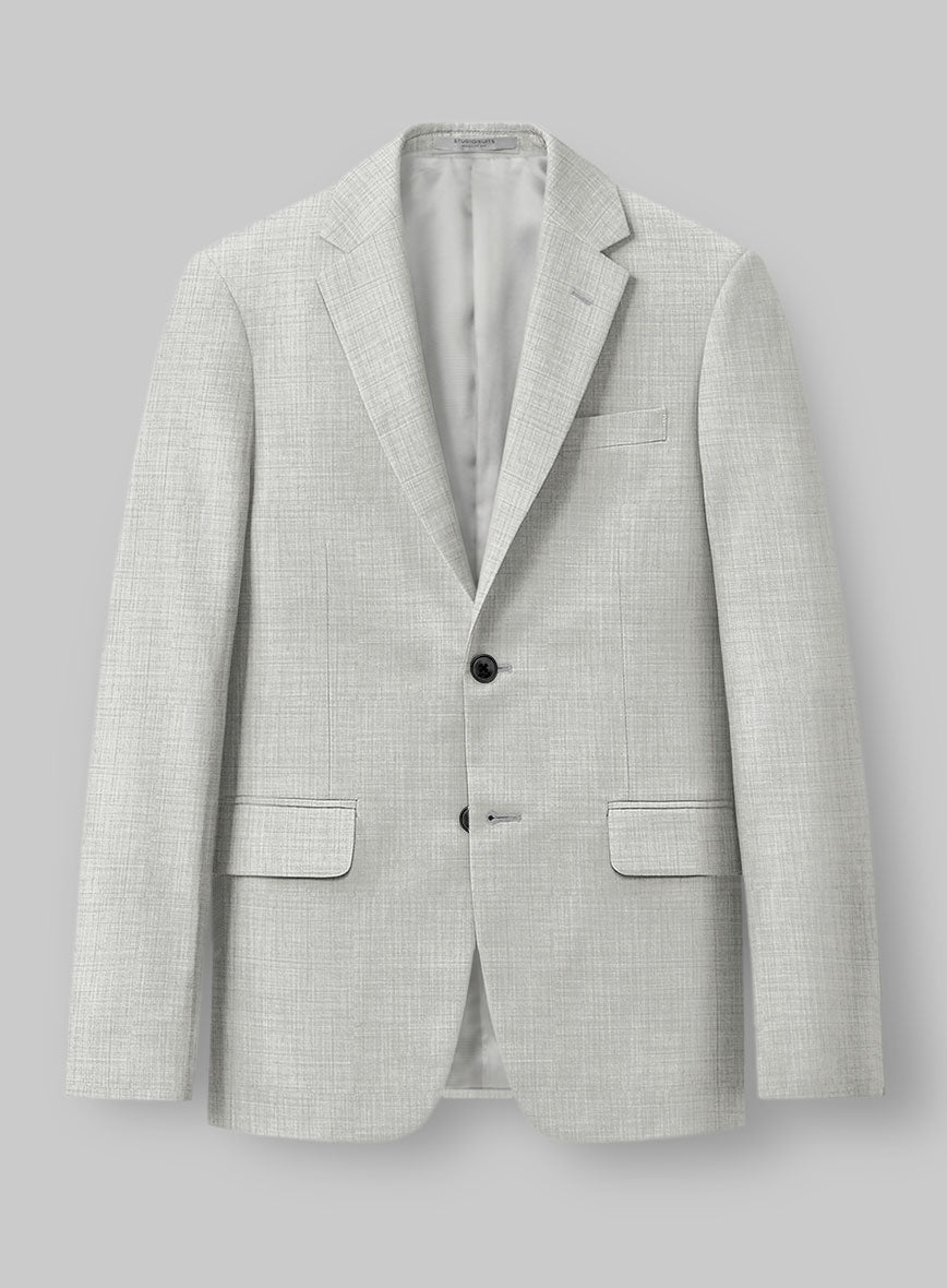 Cloud Gray Wool Suit - StudioSuits