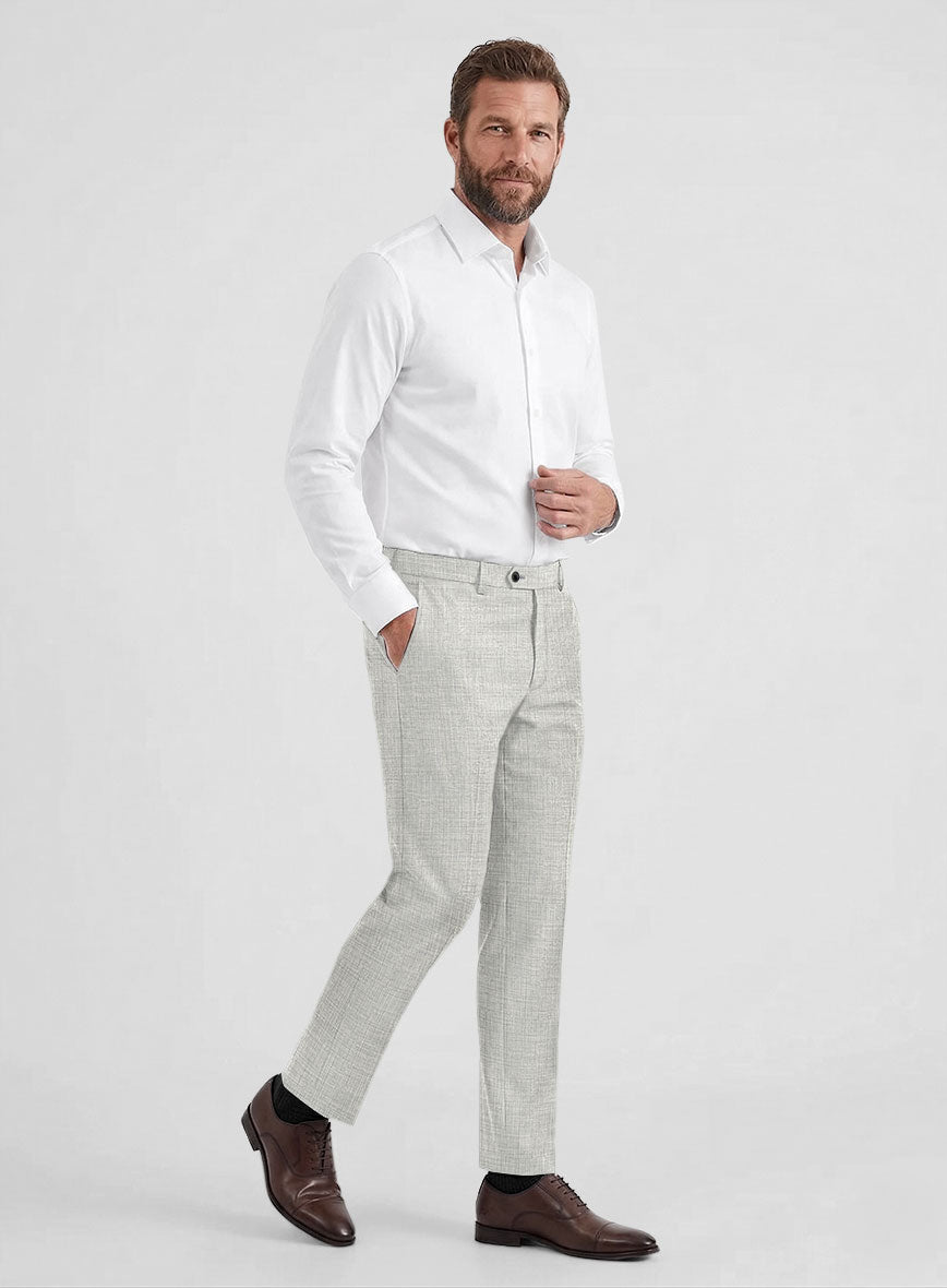 Cloud Gray Wool Suit - StudioSuits