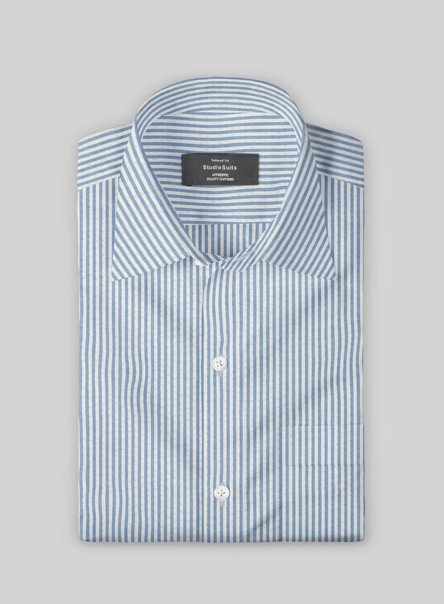 Cloudrift Seersucker Cotton Shirt - StudioSuits
