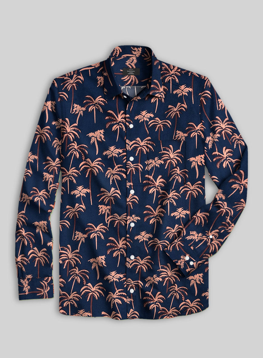 Coconut Dusk Cotton Lycra Shirt - StudioSuits
