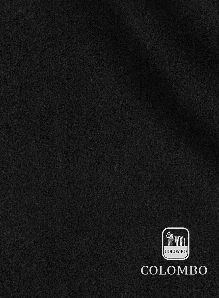 Colombo Black Cashmere Jacket - StudioSuits